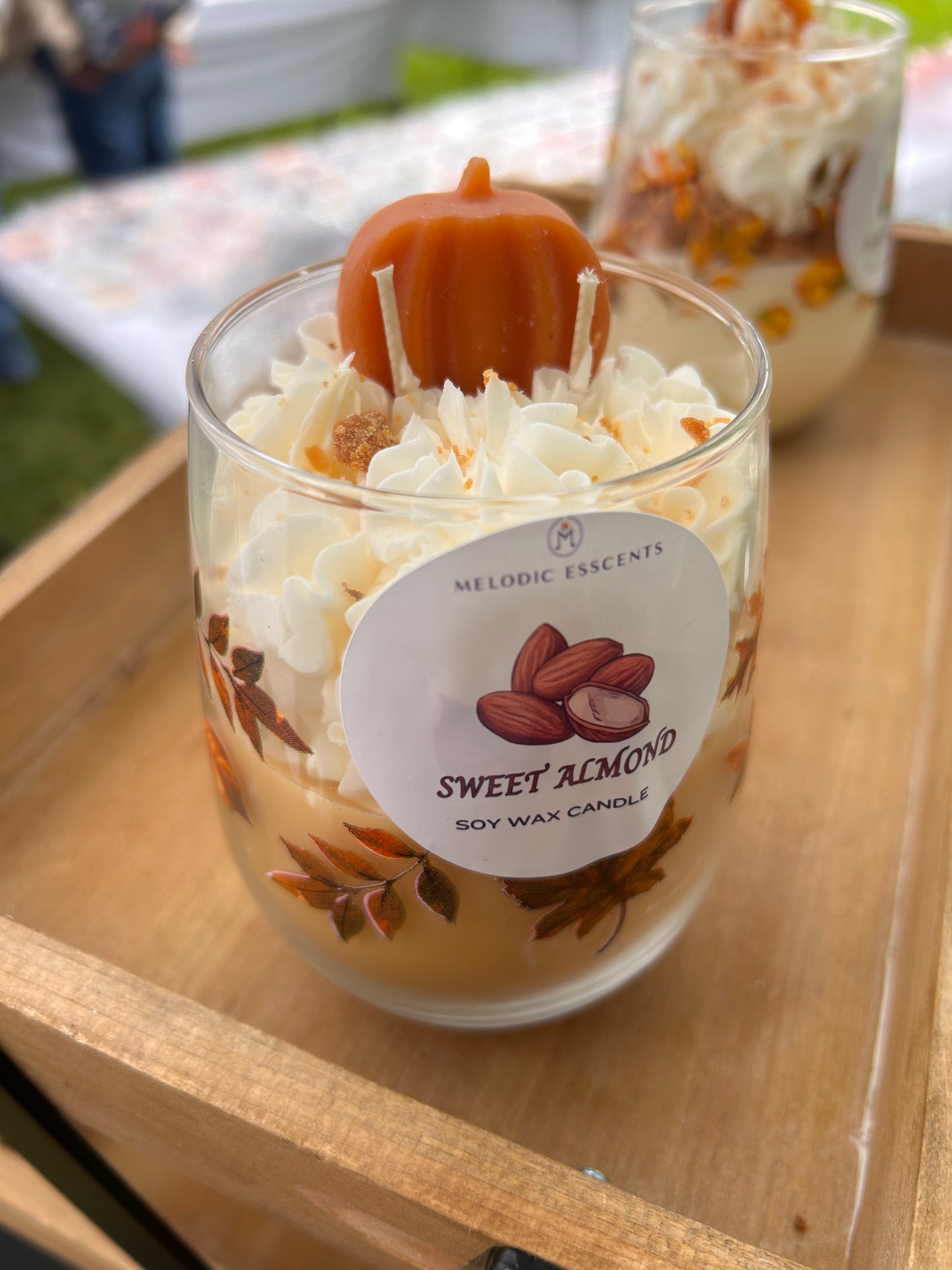 Pumpkin Spice & Sweet Almond Dessert Candle