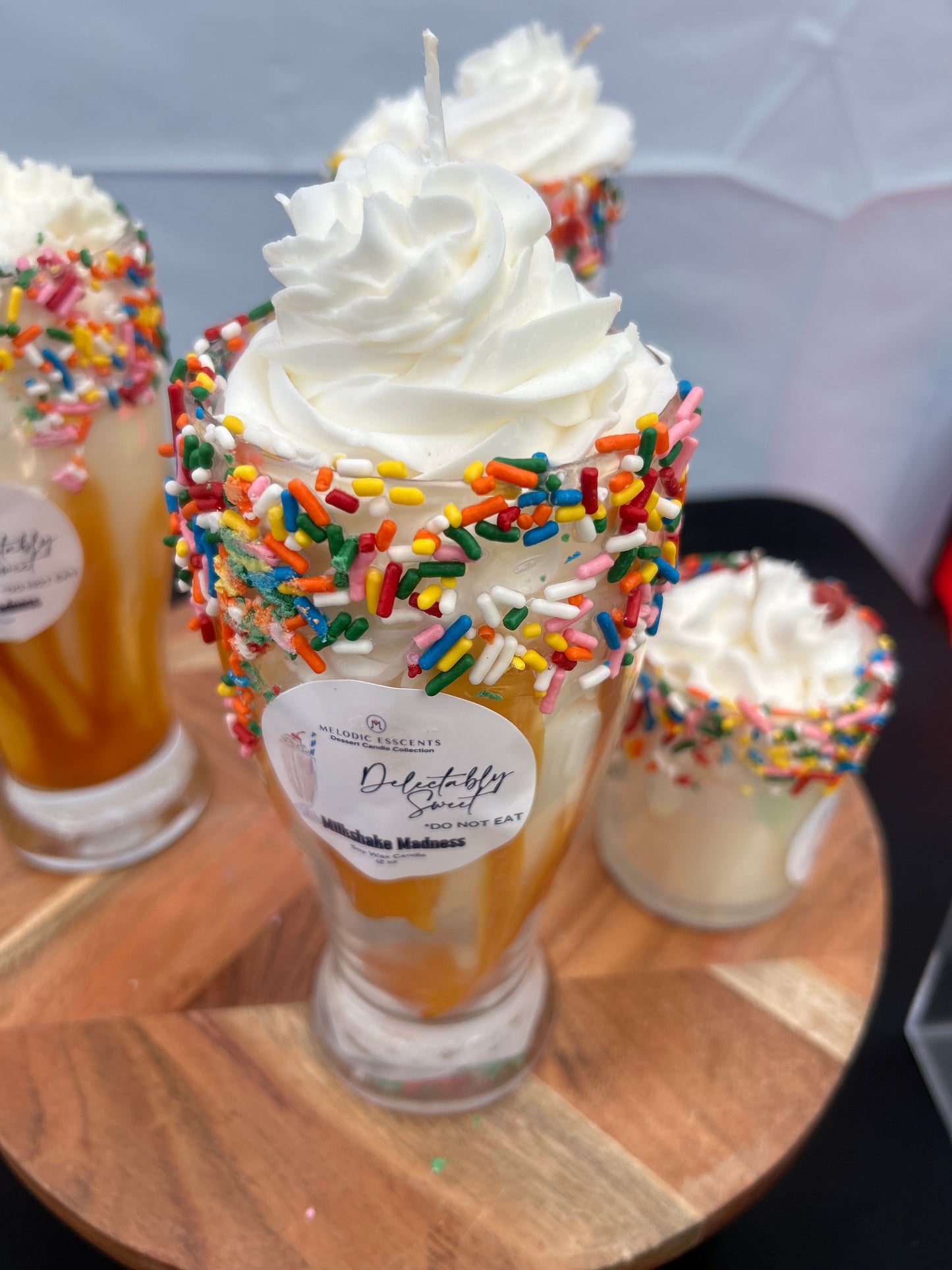 Milkshake Dessert Candle