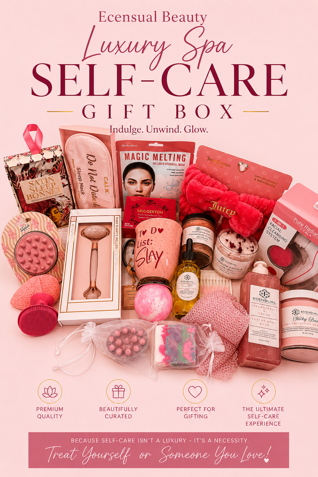 Royal Luxe Spa Self-Care Indulgence Box