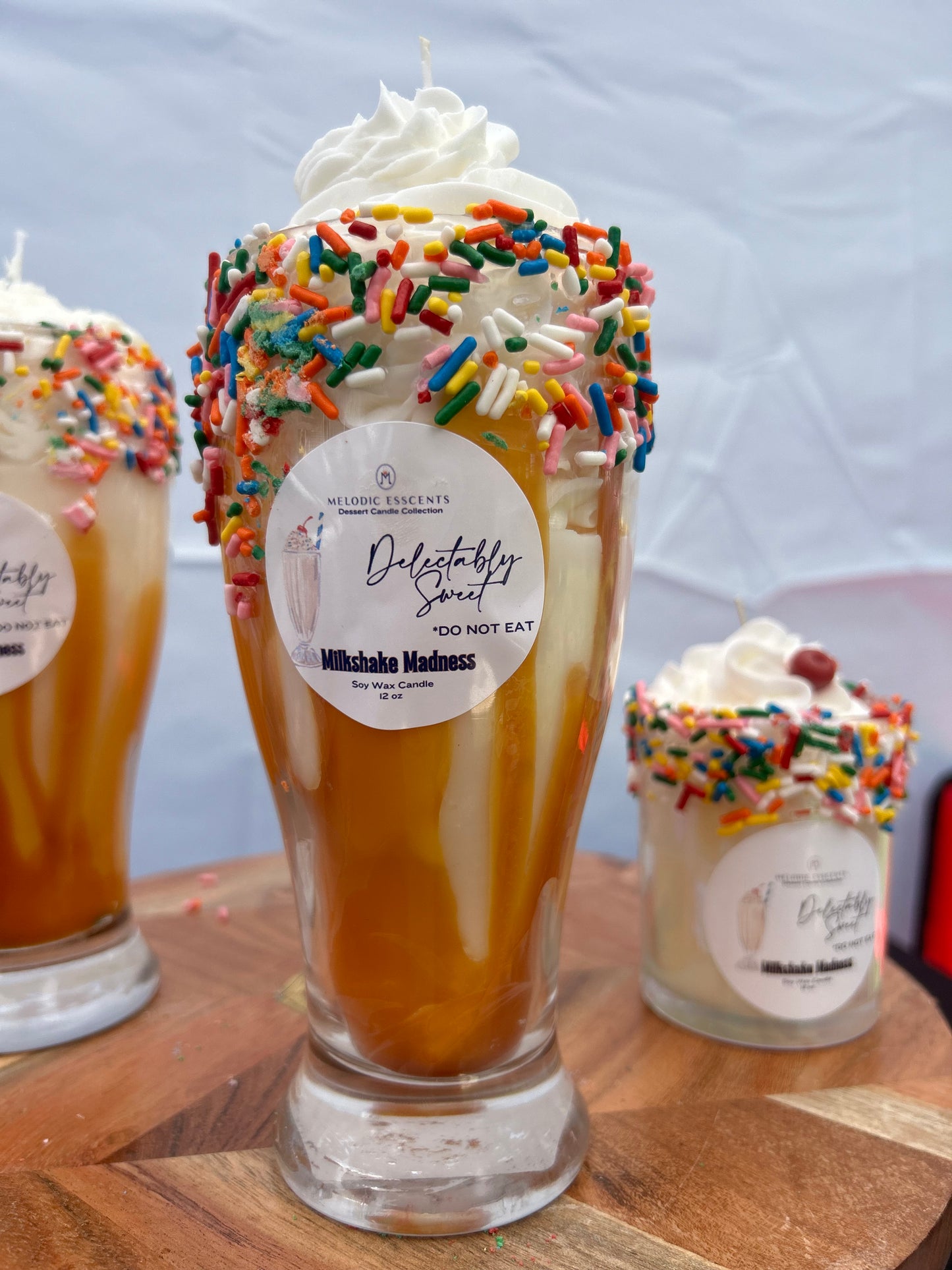 Milkshake Dessert Candle