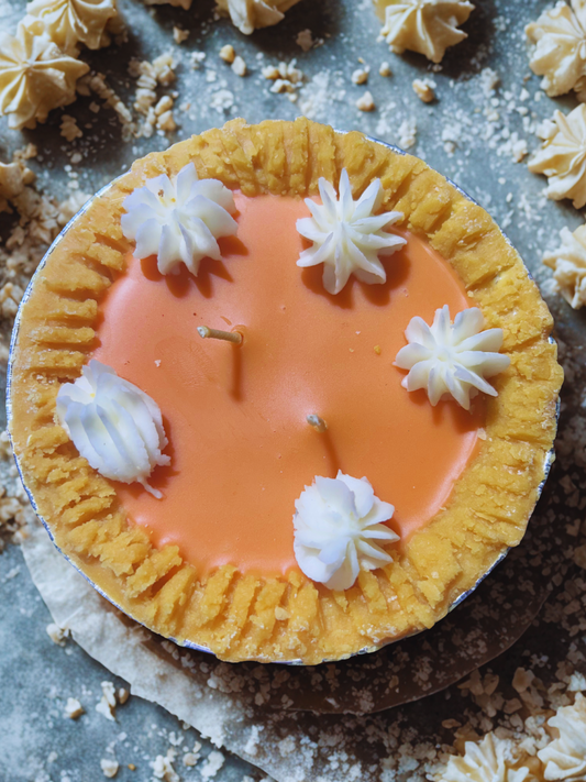 Pumpkin Pie Dessert Candle