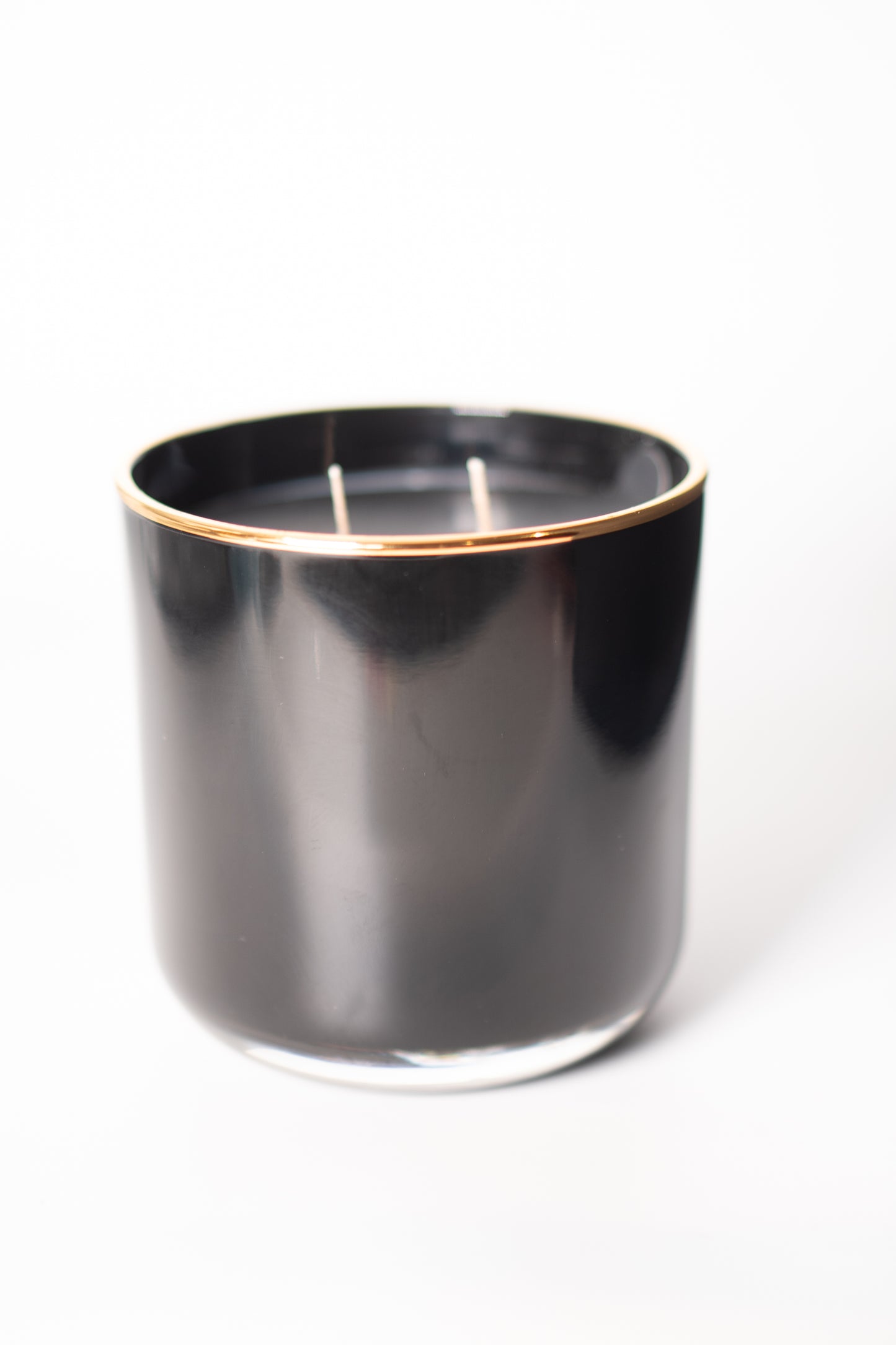 Gold Rim Luxury 2 Wick Candle