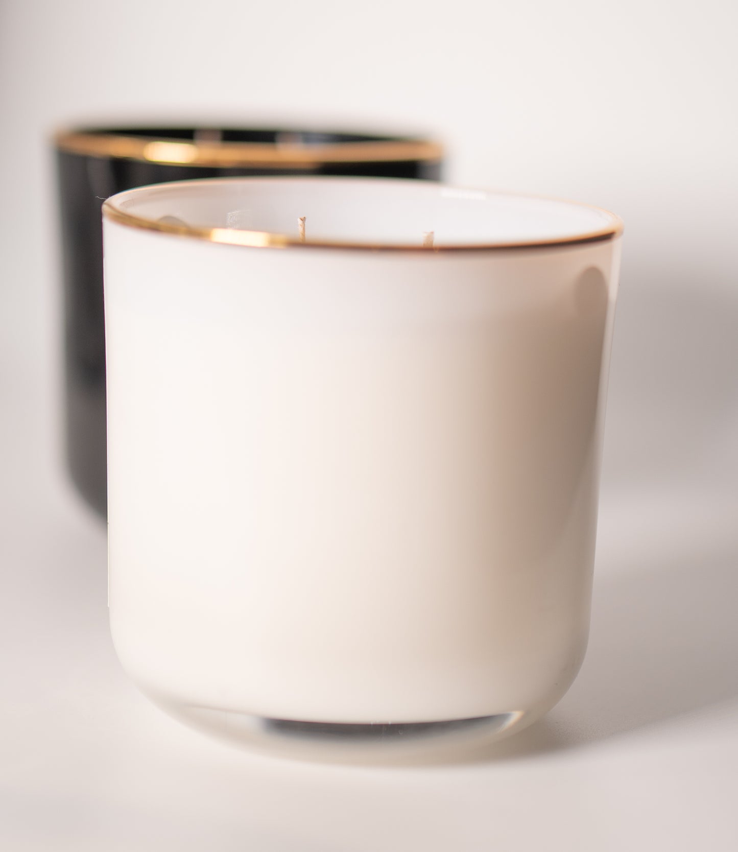 Gold Rim Luxury 2 Wick Candle