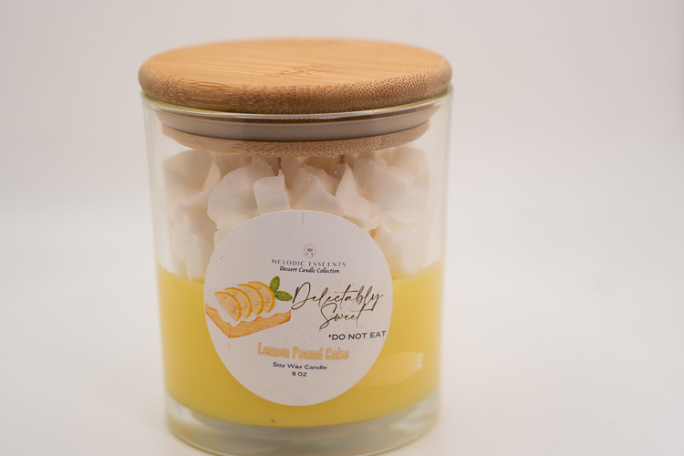 Wooden Lid Dessert Candles