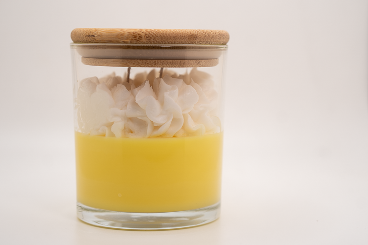 Wooden Lid Dessert Candles