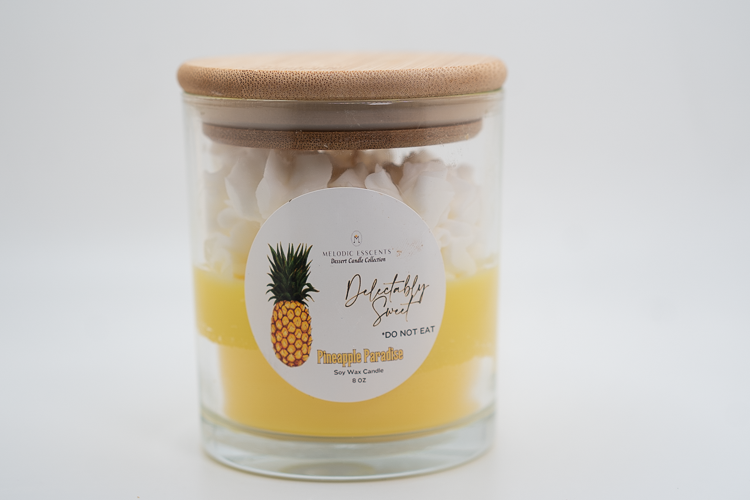 Wooden Lid Dessert Candles