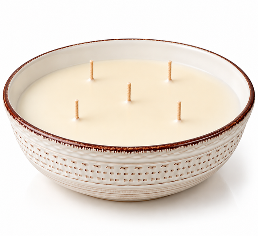 The Serenity Bowl | Luxury 5 Wick Soy Wax Candle