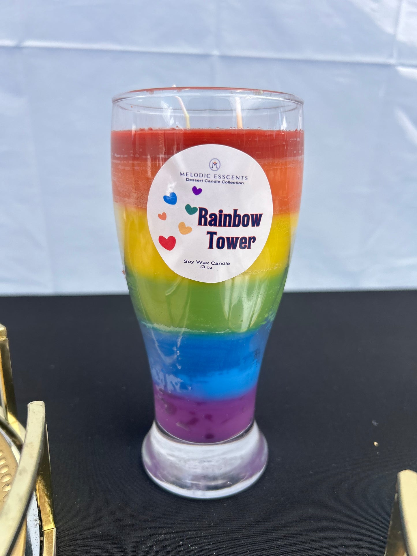 Rainbow Tower Candle