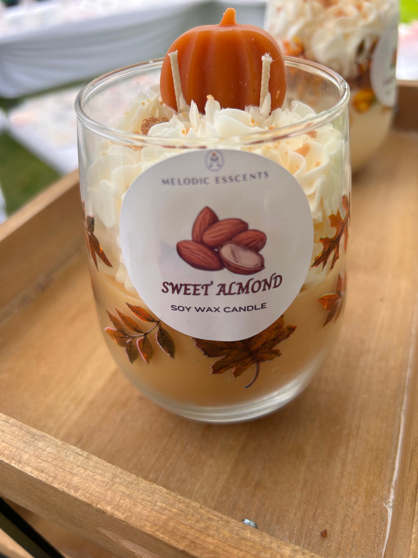 Pumpkin Spice & Sweet Almond Dessert Candle