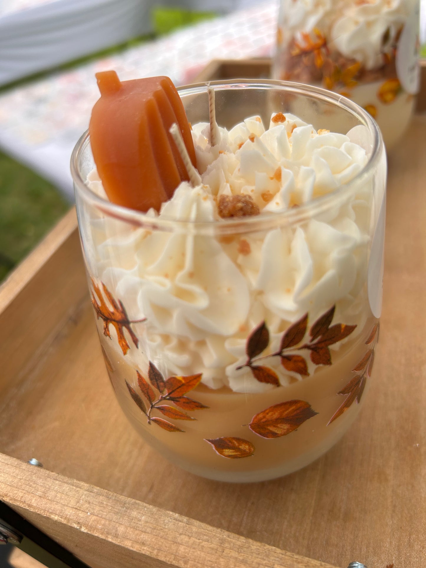 Pumpkin Spice & Sweet Almond Dessert Candle