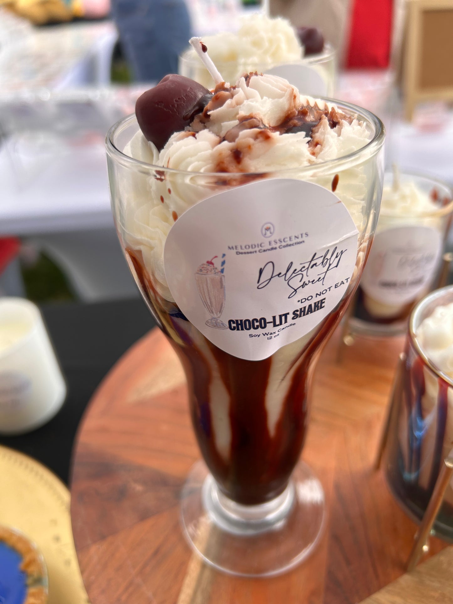 Milkshake Dessert Candle