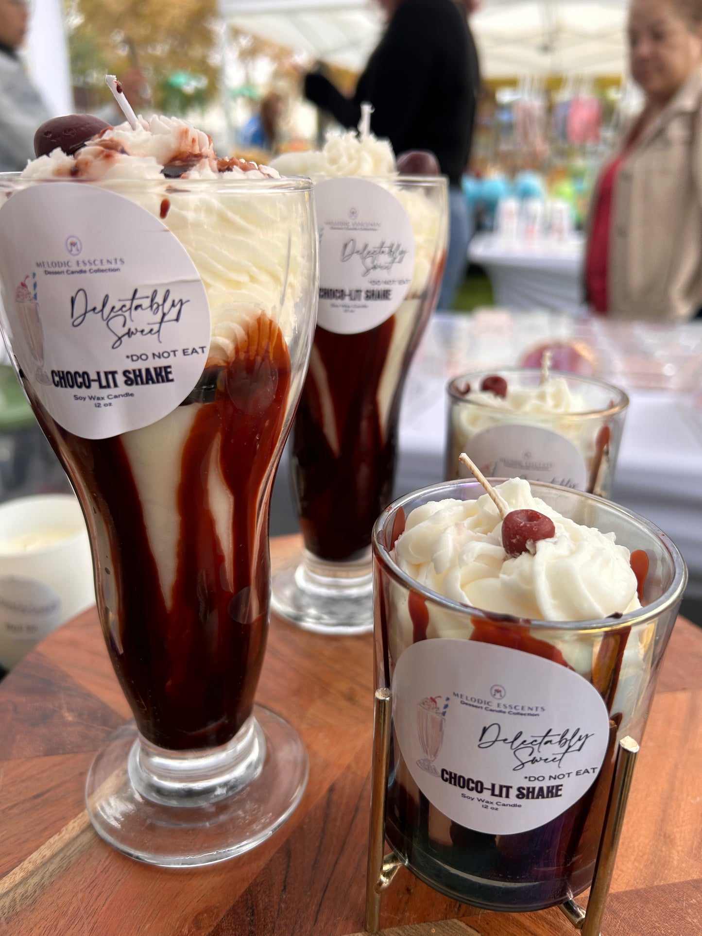 Milkshake Dessert Candle