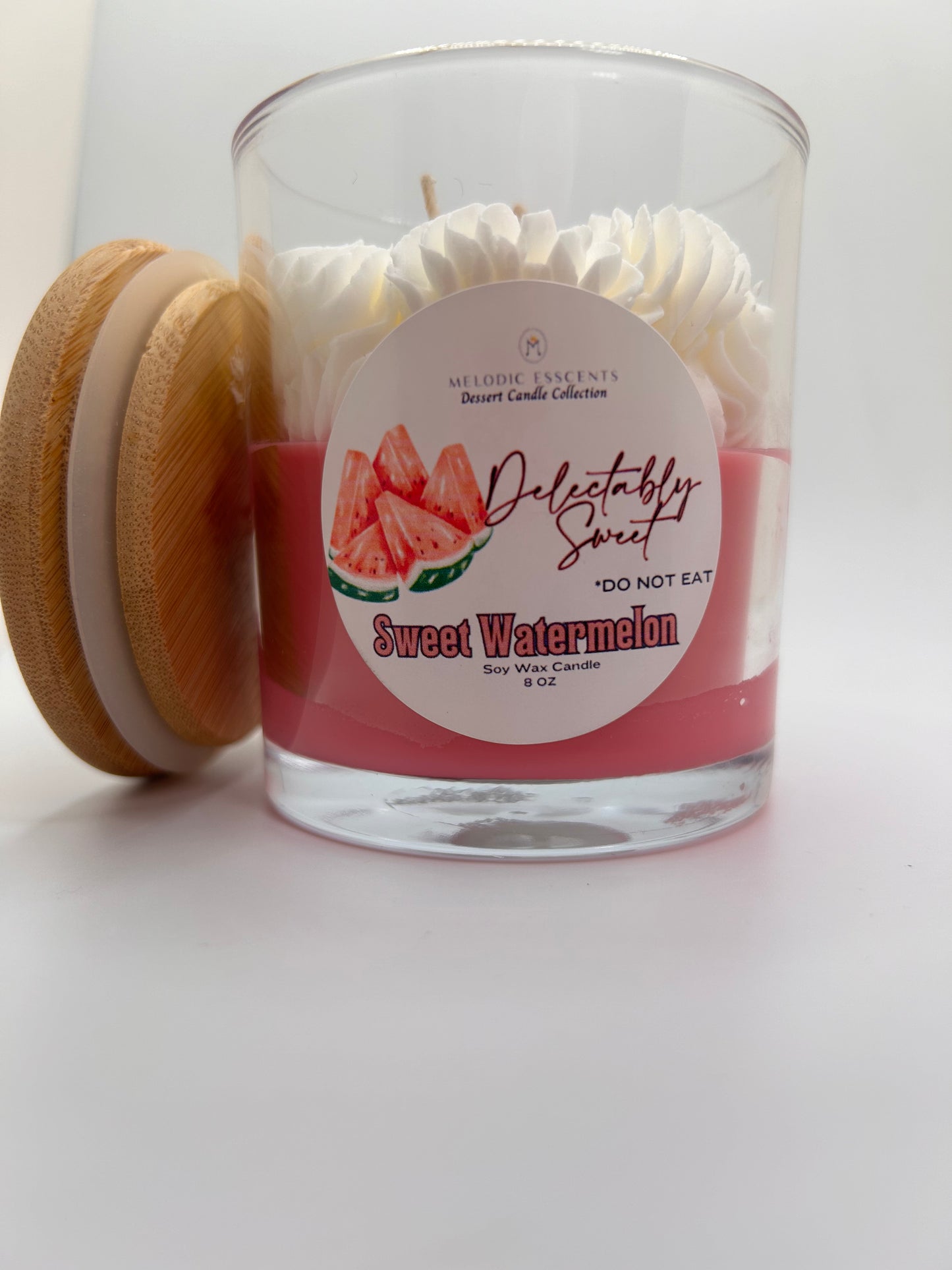 Wooden Lid Dessert Candles