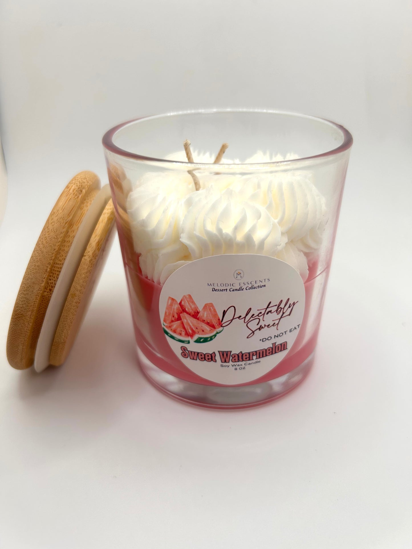 Wooden Lid Dessert Candles