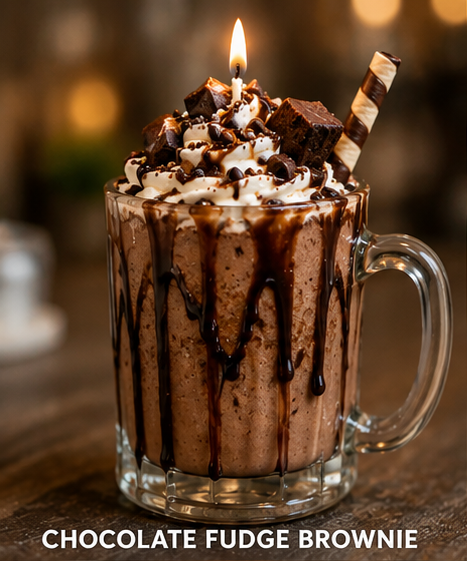 Chocolate Fudge Brownie Milkshake Candle
