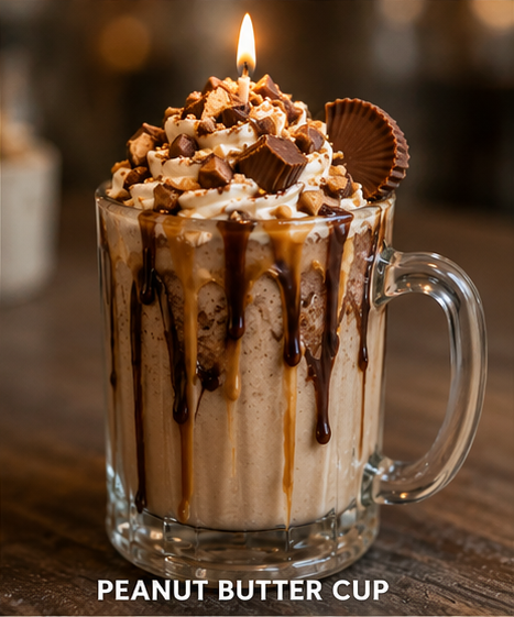 Peanut Butter Cup Milkshake Candle
